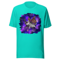 Space cat butterfly shirt