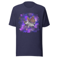 Space cat butterfly shirt